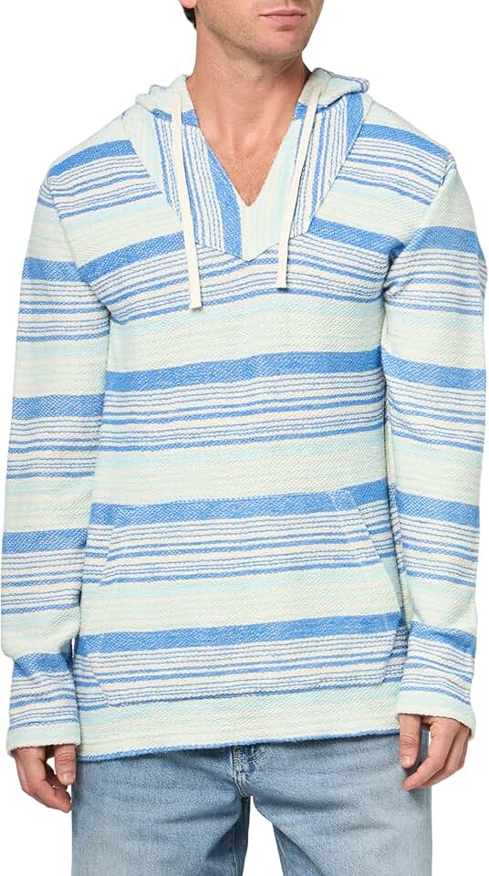 Men's striped Baja hoodie