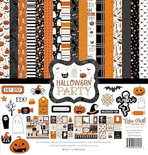 Halloween Party Collection Kit Paper, 12x12 Inches