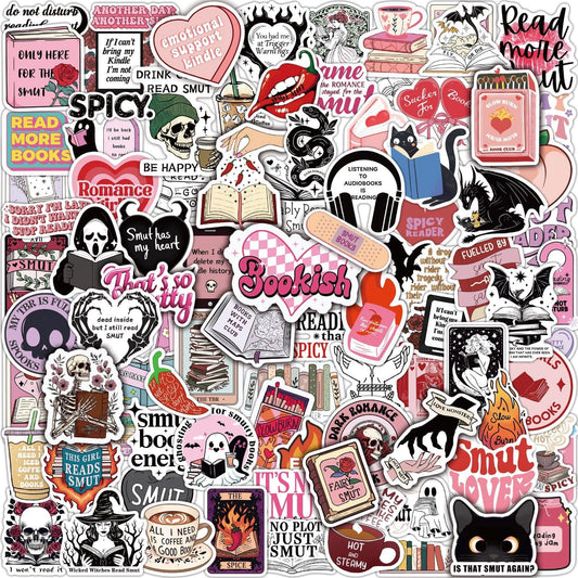 200 Smutty Book Stickers for Adults
