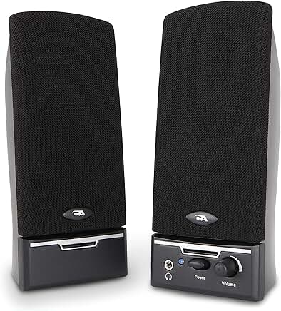 Full Stereo Computer Speakers with Easy Controls