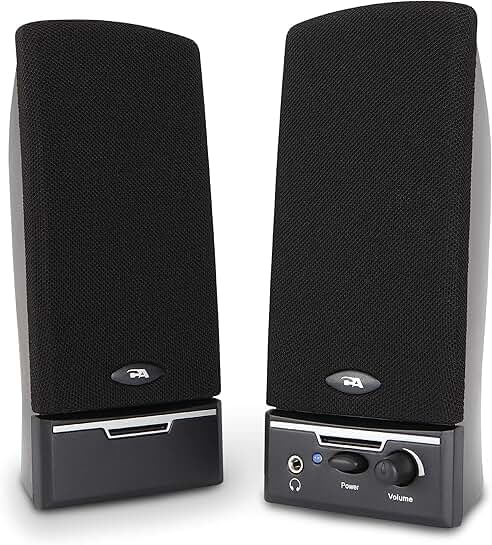 Full Stereo Computer Speakers with Easy Controls