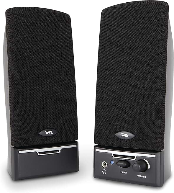 Full Stereo Computer Speakers with Easy Controls