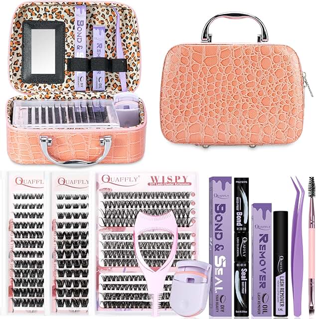 516-Piece Lash Extension Kit with Tools and Bag