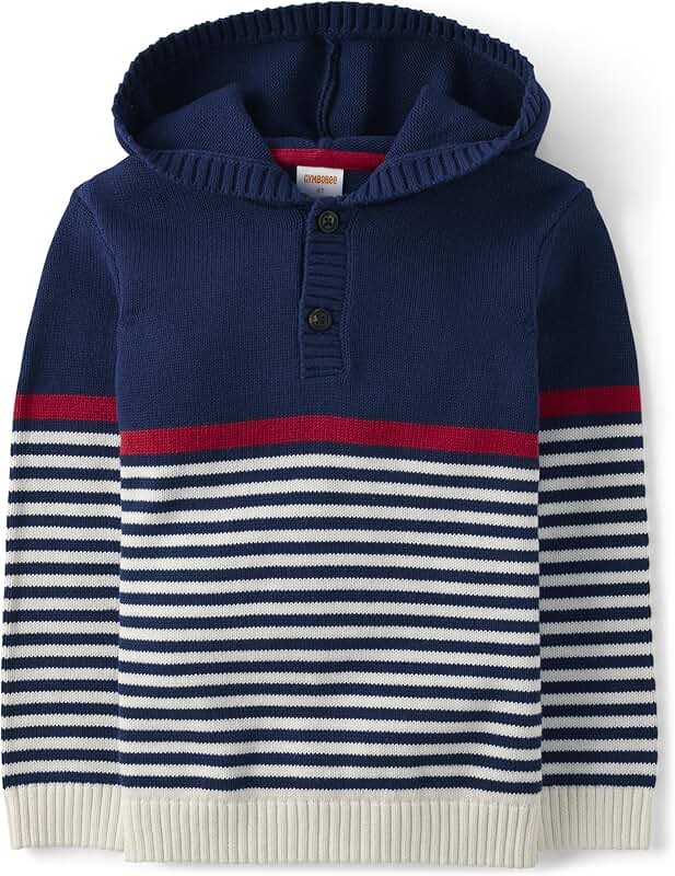 Baby Boys' Long Sleeve Hooded Sweater