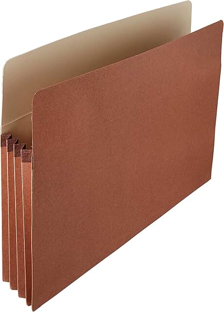25-Pack Letter Size Expanding File Folders