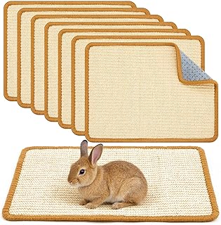 8 Pack Natural Sisal Rabbit Scratch Pads