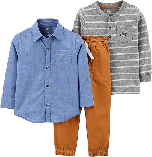 Baby Boys' Three-Piece Playwear Set