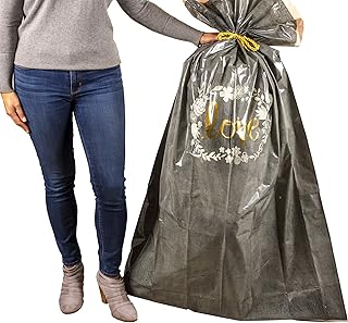 Large Gold and White Gift Bag for Special Occasions