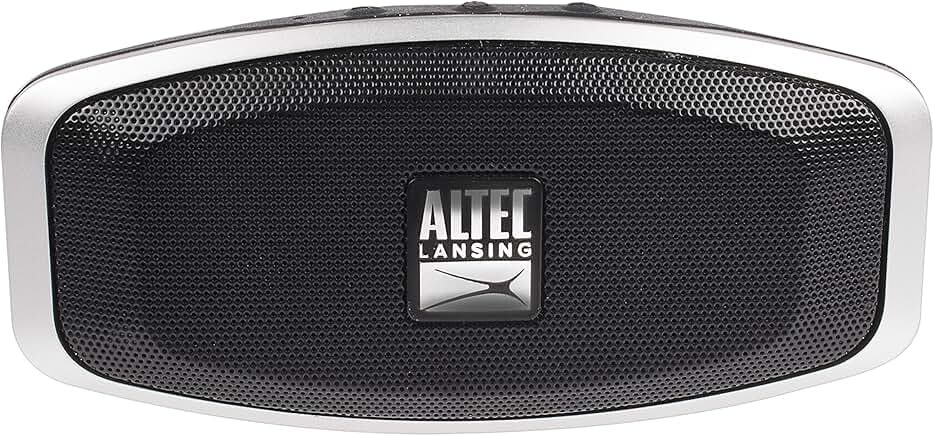 Waterproof portable Bluetooth speaker with 6-hour battery