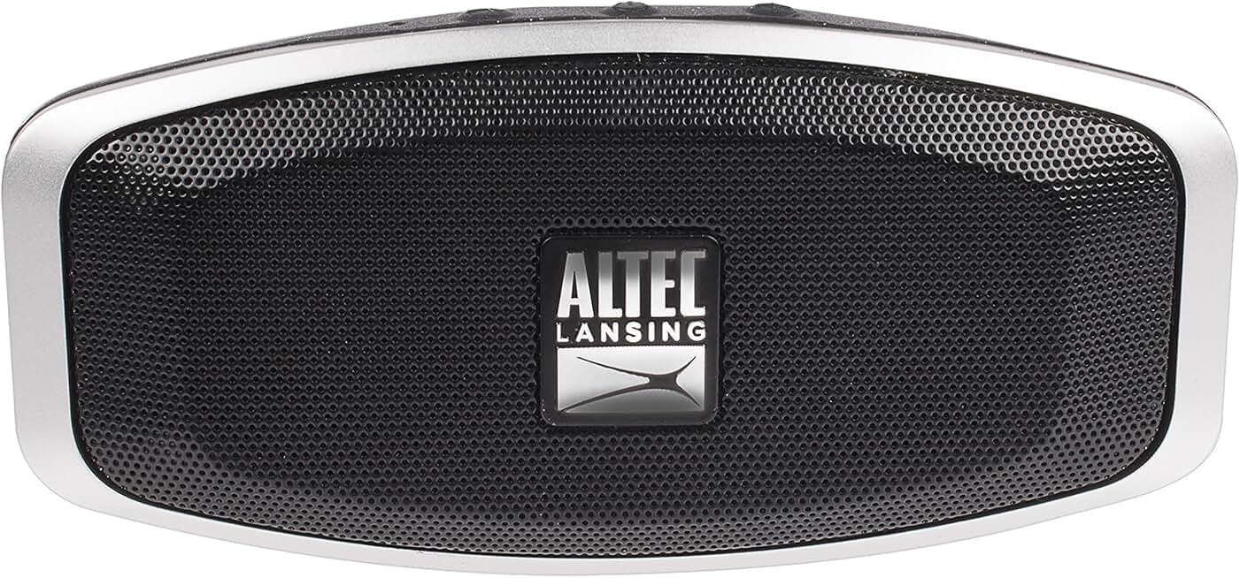 Waterproof portable Bluetooth speaker with 6-hour battery