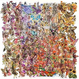 Vintage Fairy Stickers for Journaling, 180 Pieces