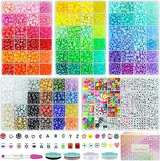 5-Box Bracelet Making Kit with 96 Colors and Letter Beads
