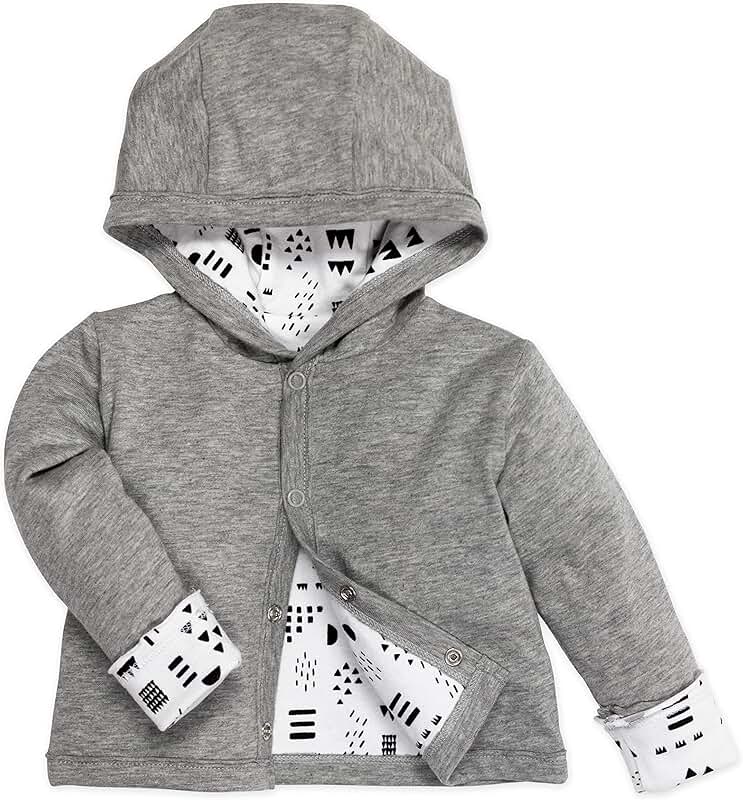 Reversible Baby Hoodie in Organic Cotton