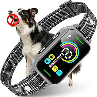 Dog Bark Collar with Adjustable Sensitivity and Modes