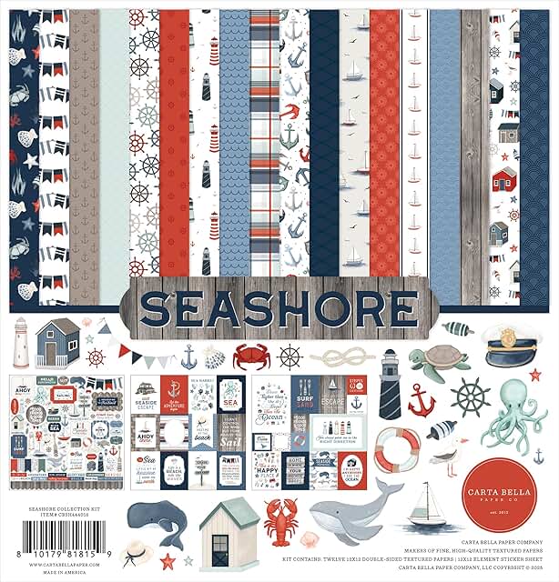 Seashore Collection Paper Kit