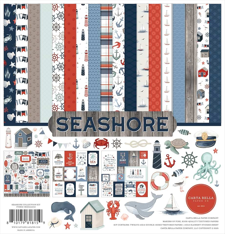 Seashore Collection Paper Kit