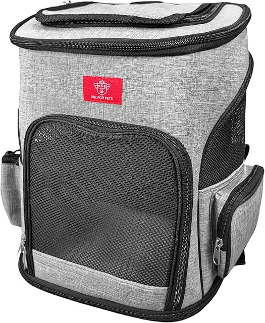 Expandable Foldable Pet Backpack for Small Cats and Dogs