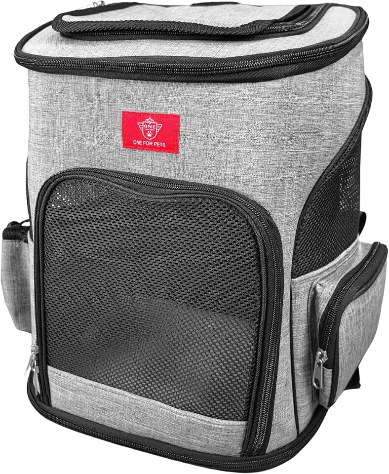 Expandable Foldable Pet Backpack for Small Cats and Dogs
