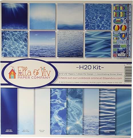 Blue 12x12 inch water collection kit