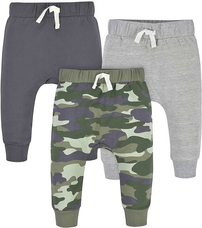 Baby Boys Toddler Jogger Pants Pack