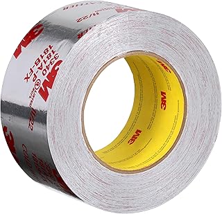Aluminum Foil Tape, 2.5" x 50 yd, Silver