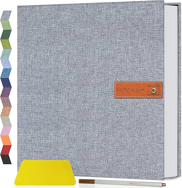 Large Self-Adhesive Photo Album with Pen and Board