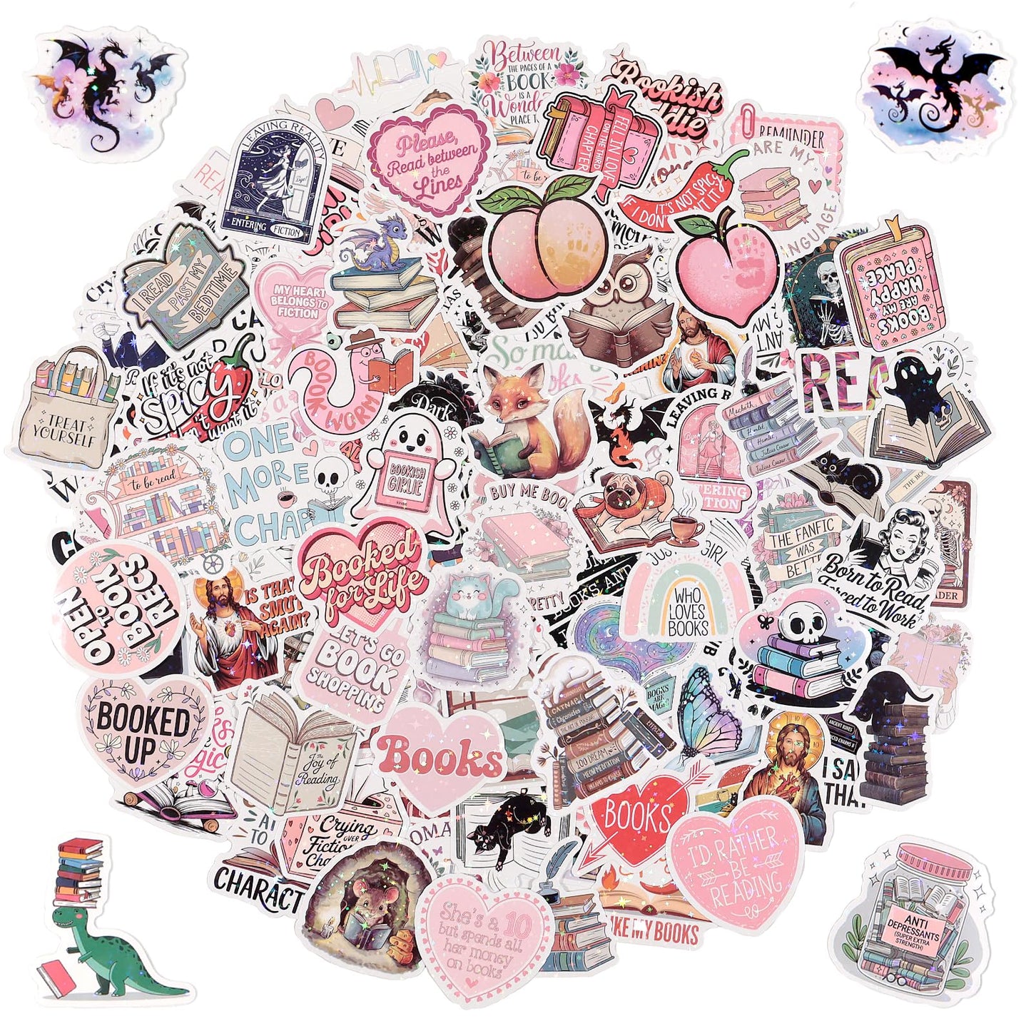 150 Romance Book Stickers for Kindle and More