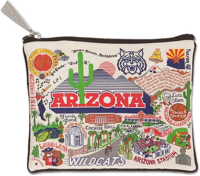 University of Arizona Zipper Pouch for Phone and Small Items