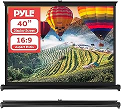 Portable 40-Inch White Projector Screen for Indoor and Outdoor Use