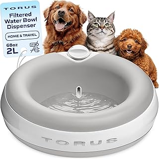 Portable Dog Water Dispenser, 2L, No Spill, No Power