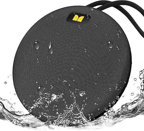 Waterproof Bluetooth Portable Speaker with Stereo Pairing