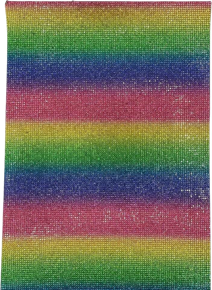 Self-adhesive crystal rhinestone sheet, 40cm x 24cm