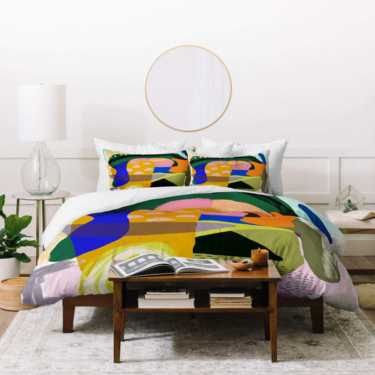 Sewzinski Shapes and Layers 20 Pillowcase(s) Comforter Set with Pillow Sham(s), Twin/XL