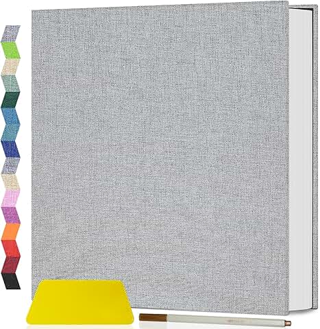 Self-Adhesive Photo Album for 4x6 to 8x10 Pictures