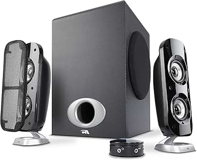 2.1 Multimedia Speaker System with Subwoofer and Strong Bass