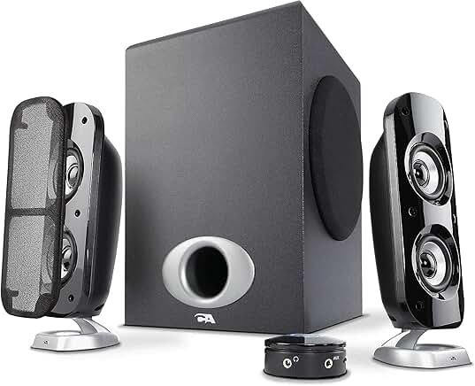 2.1 Multimedia Speaker System with Subwoofer and Strong Bass