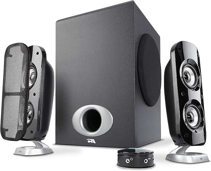 2.1 Multimedia Speaker System with Subwoofer and Strong Bass