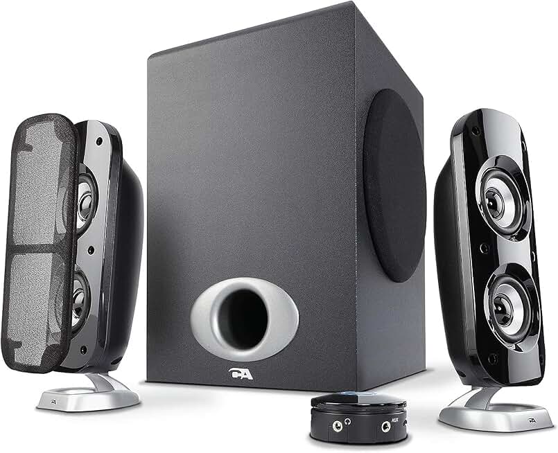 2.1 Multimedia Speaker System with Subwoofer and Strong Bass
