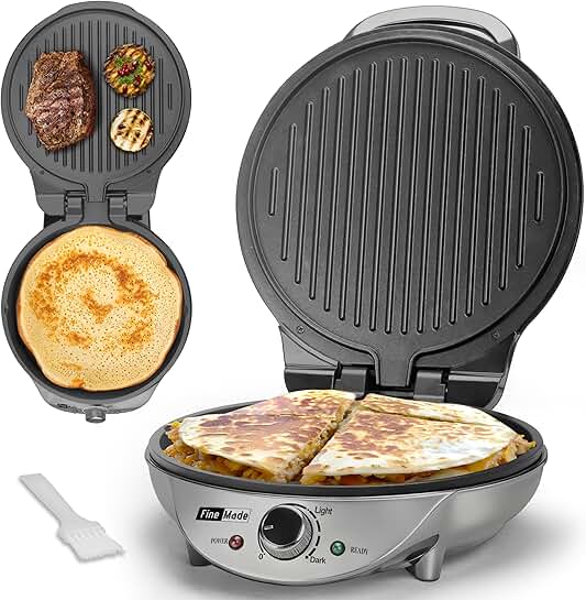 10-Inch Nonstick Electric Griddle and Grill