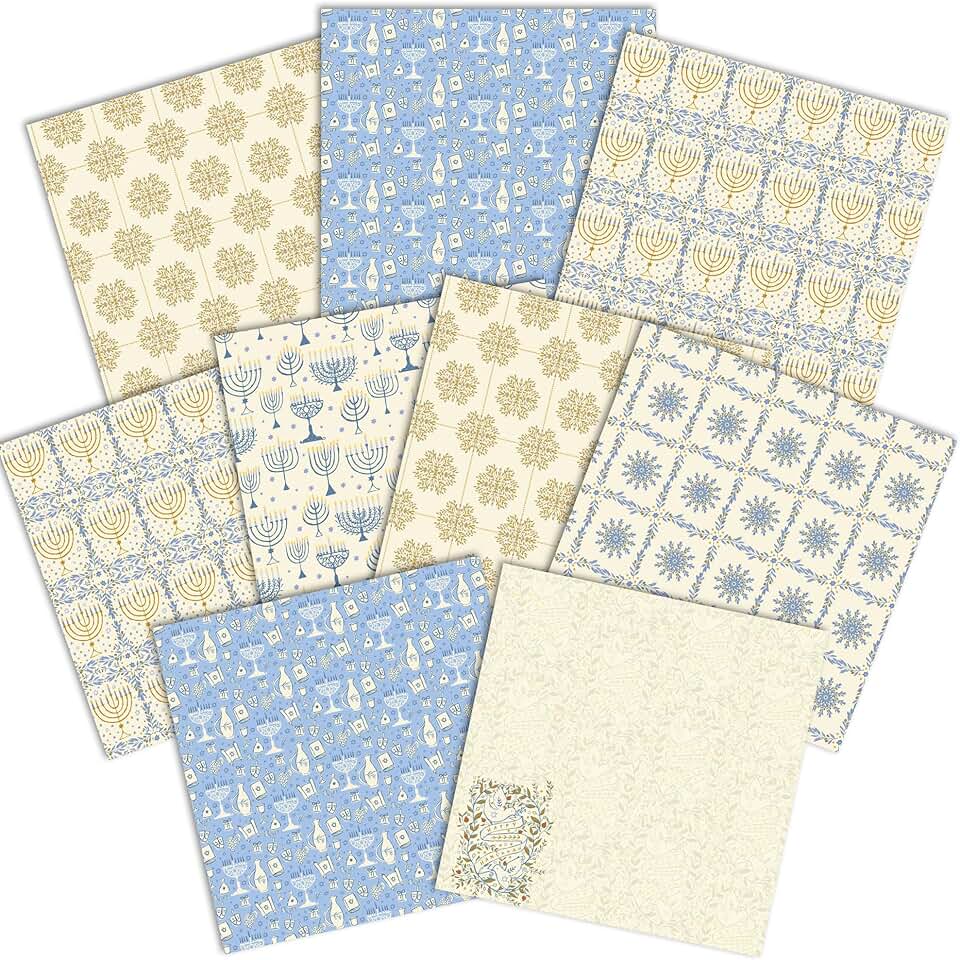 12x12 Decorative Double-Sided Paper Pack for Crafts