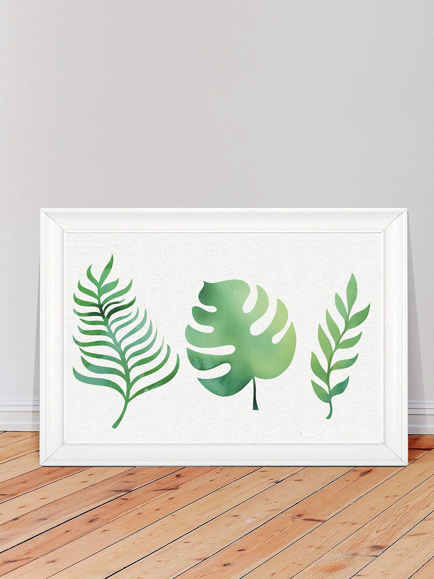 Palm Frond Wall Art Reusable Stencil 12x16inch