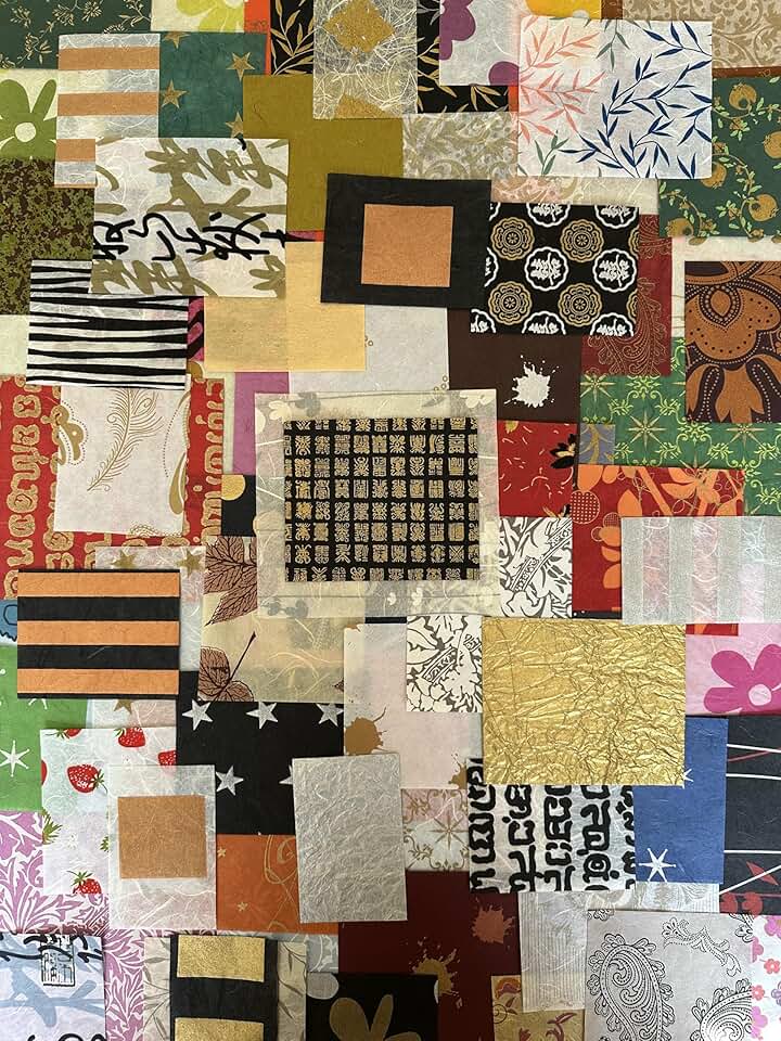 Carnival Edition Mulberry Paper Scrap Pack with 100 Pieces