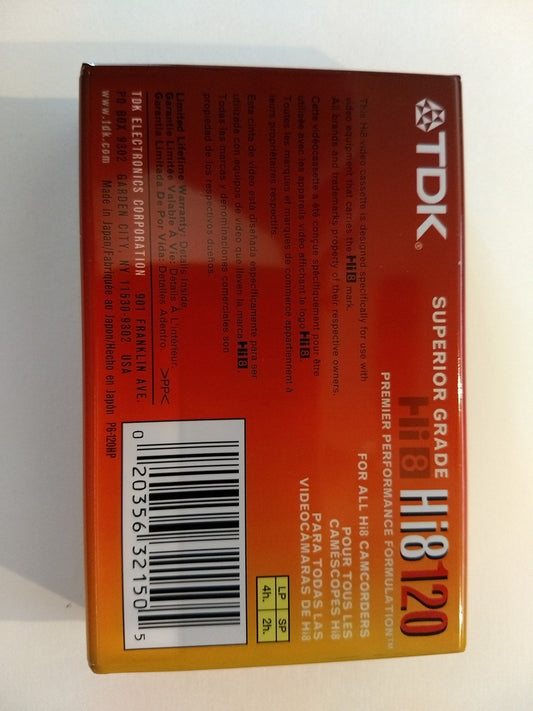 HI8 120 MP Superior Grade Camcorder Tape