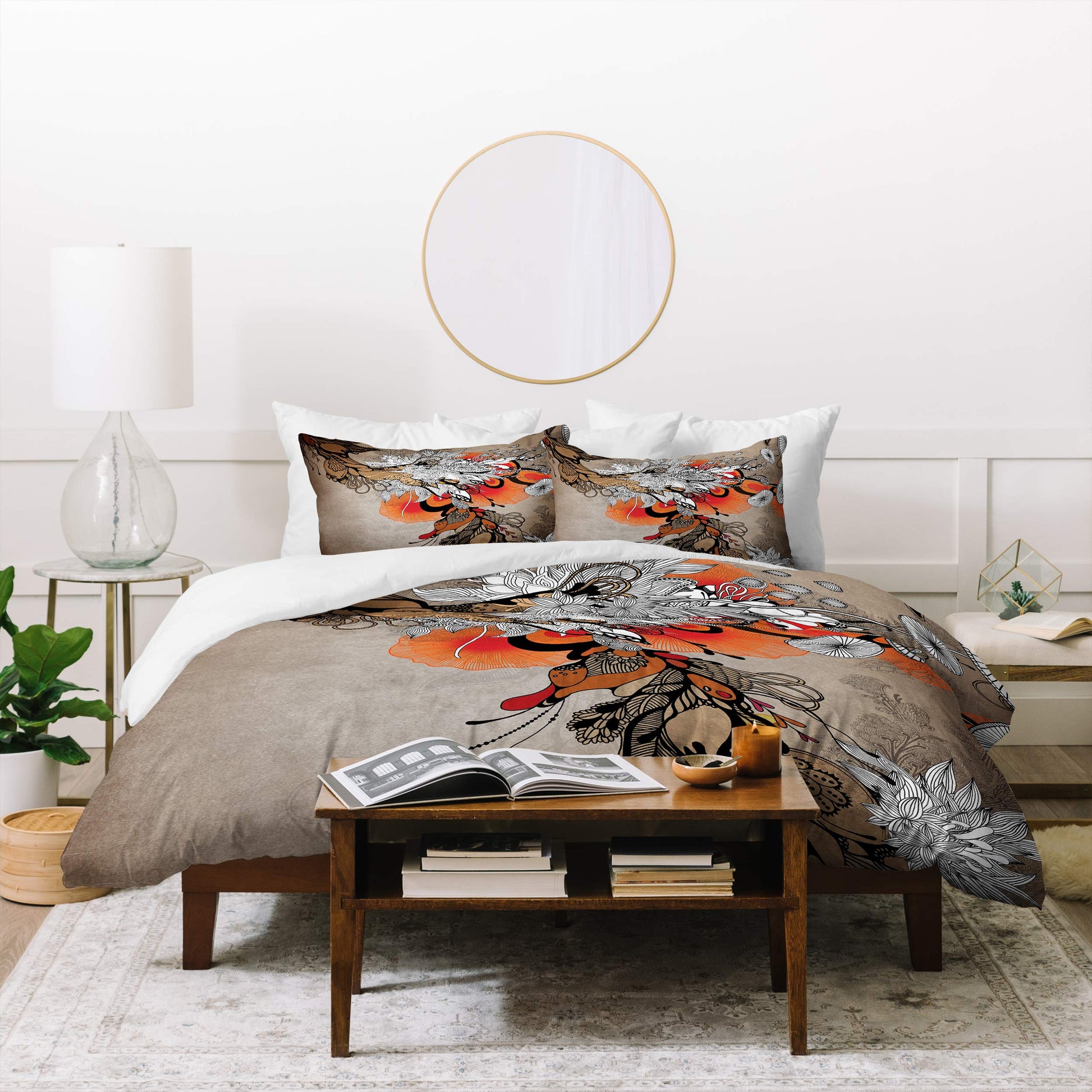 Iveta Abolina Sonnet Duvet Set with Two Pillow Shams, King, Multi
