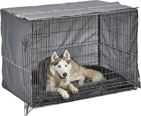 Dog Crate Comfort Kit with Cover and Bed