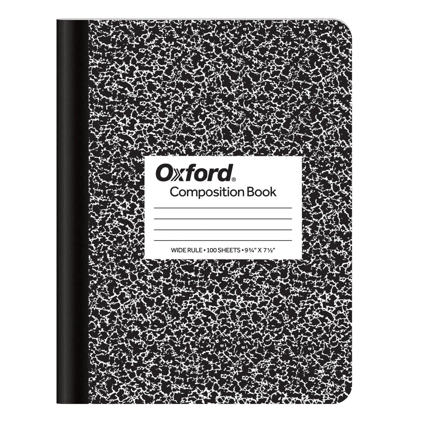 Marble Composition Book, 9 3/4 x 7 1/2 inches, 100 sheets