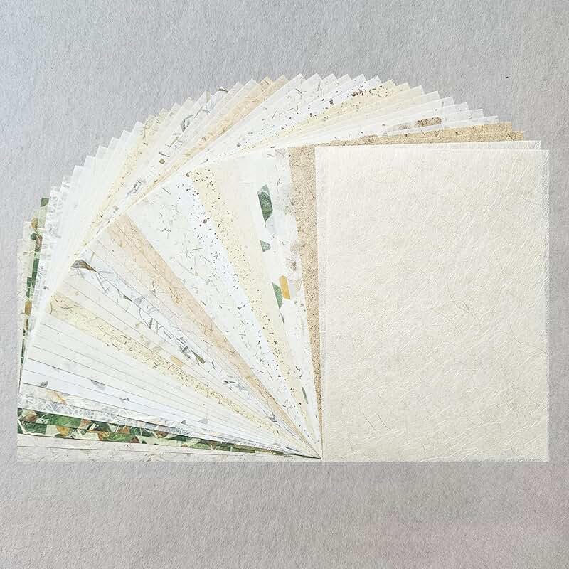 Natural Mulberry A4 Paper Pack for Crafts and Art