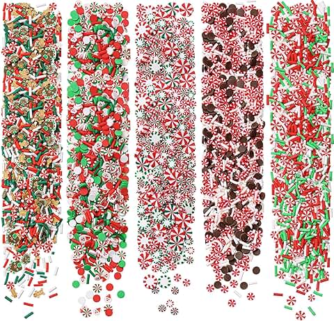 250g Christmas Fake Chocolate Candy Sprinkles for Crafts
