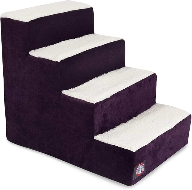 Soft Sherpa Pet Stairs for Dogs and Cats