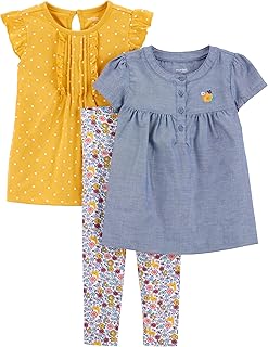 Baby Girl's Three-Piece Playwear Set
